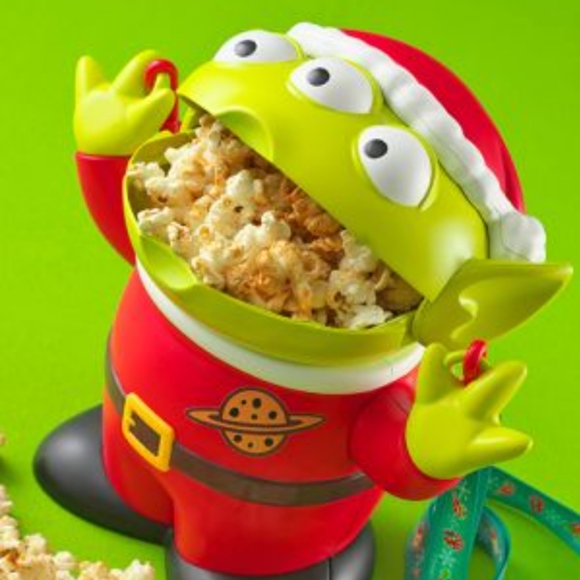 Disney Other - Disney Pixar Toy Story Alien Santa Christmas Popcorn Bucket